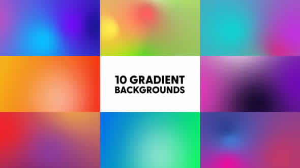 Gradient Backgrounds - VideoHive 41941853