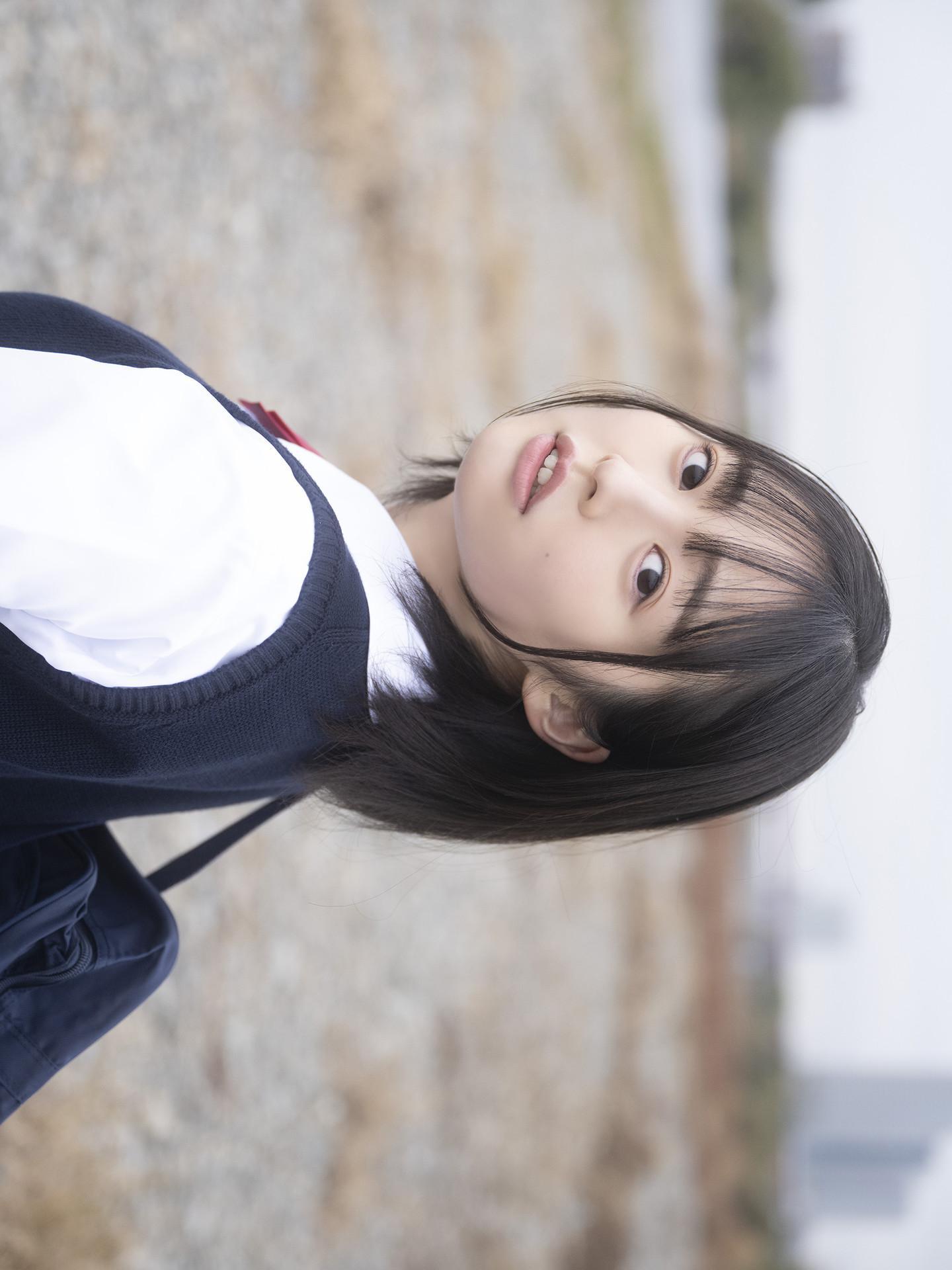Miu Shirahama 白濱美兎, 漫画アクションデジタル写真集 「Pure White」 Set.03(8)