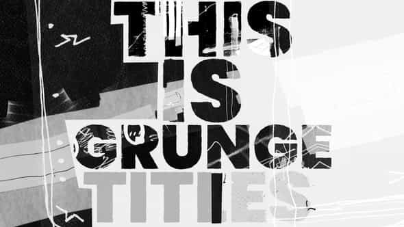 Grunge Titles Presets - VideoHive 42454291