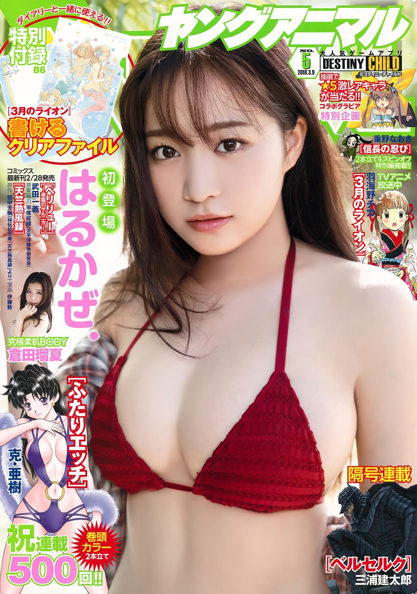 はるかぜ・倉田瑠夏, Young Animal 2018 No.05 (ヤングアニマル 2018年5号)(1)