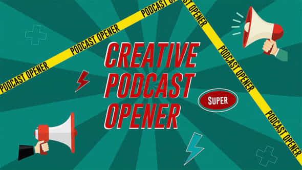 Creative Podcast Opener - VideoHive 57365777