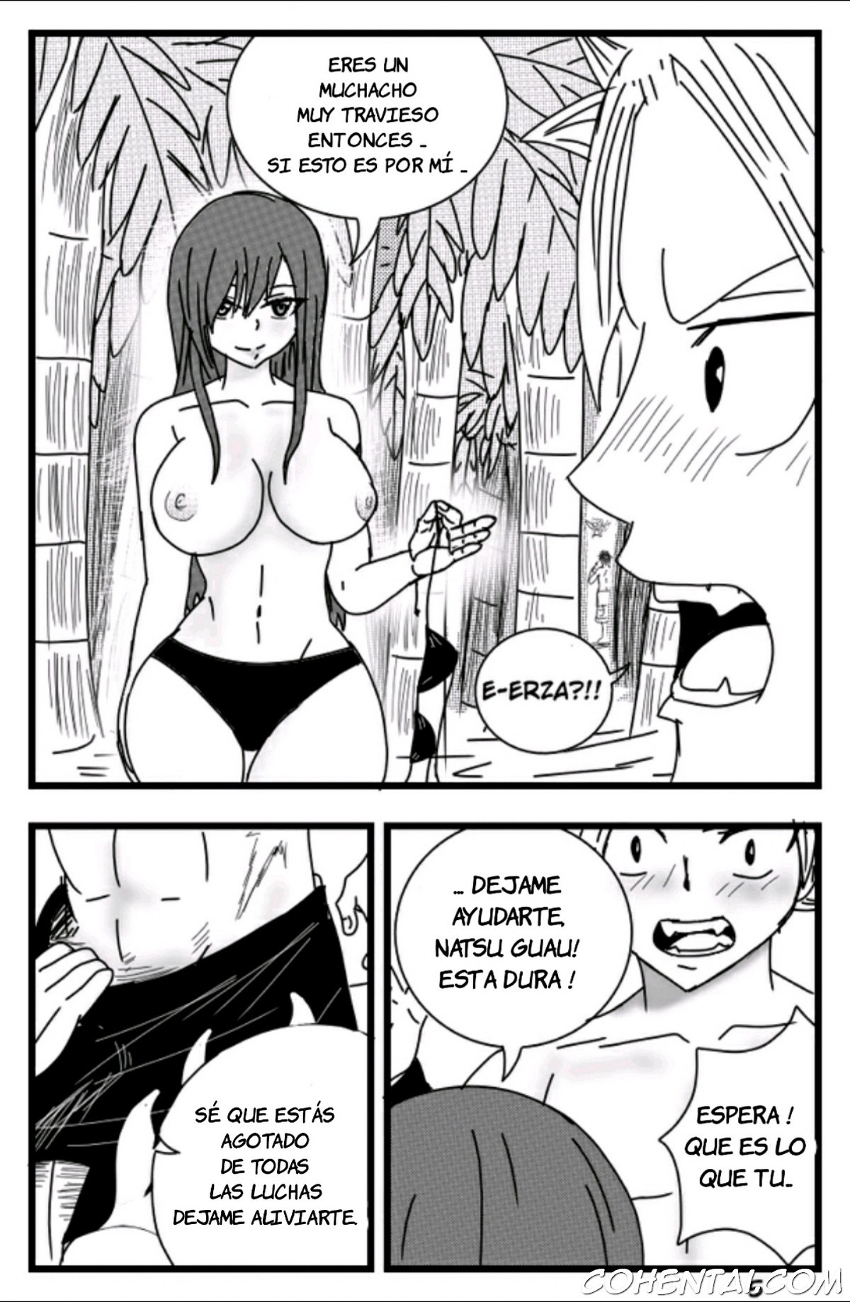 La ayuda de Erza (Fairy Tail) xxx comics manga porno doujin hentai español sexo 