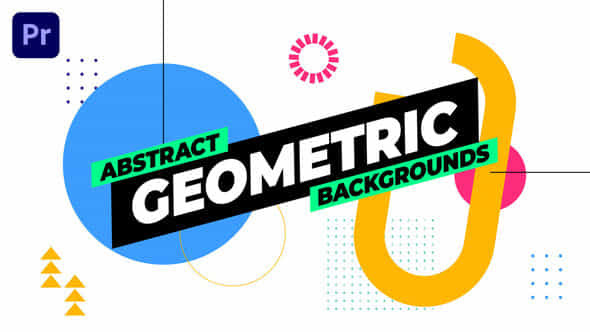 Geometric Backgrounds - VideoHive 53238352