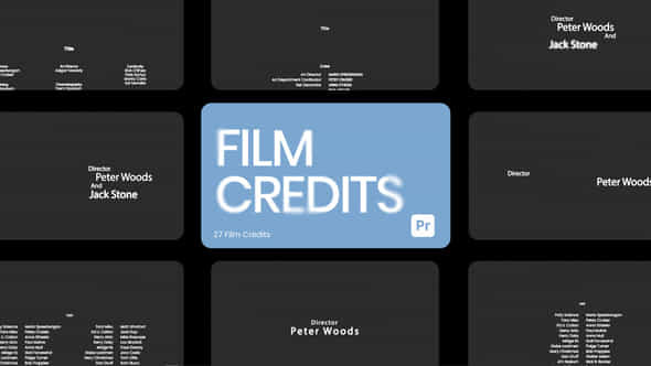 Film Credits - VideoHive 45836970