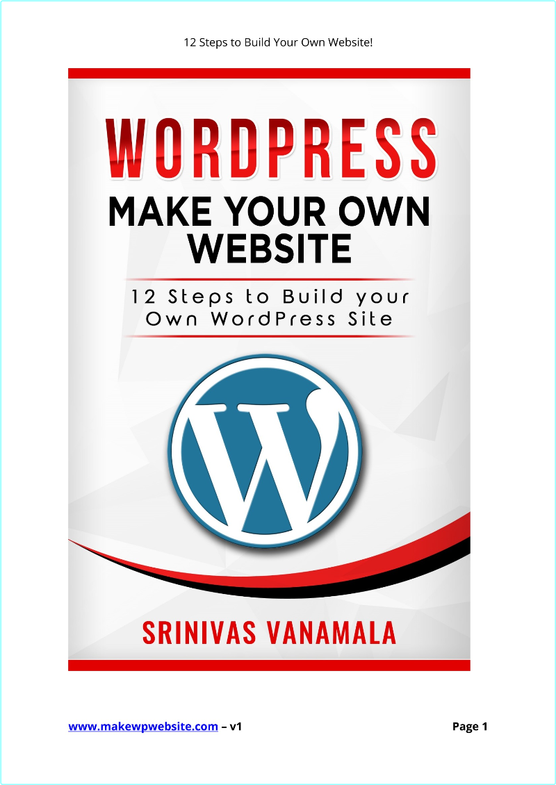 Learn To Make Your Own Website With WordPress 12 Steps To Make Your Own Website With WordPress