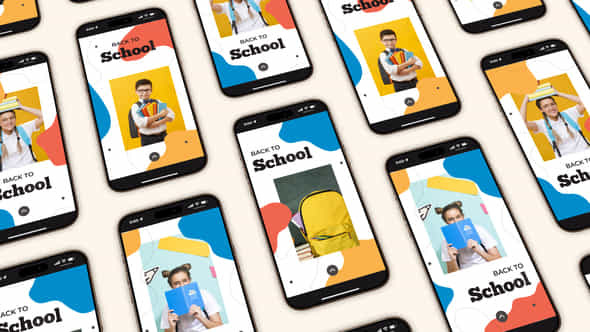 Back To School Instagram Stories - VideoHive 54412010