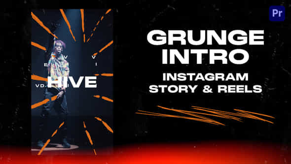 Grunge Intro Instagram - VideoHive 48236781