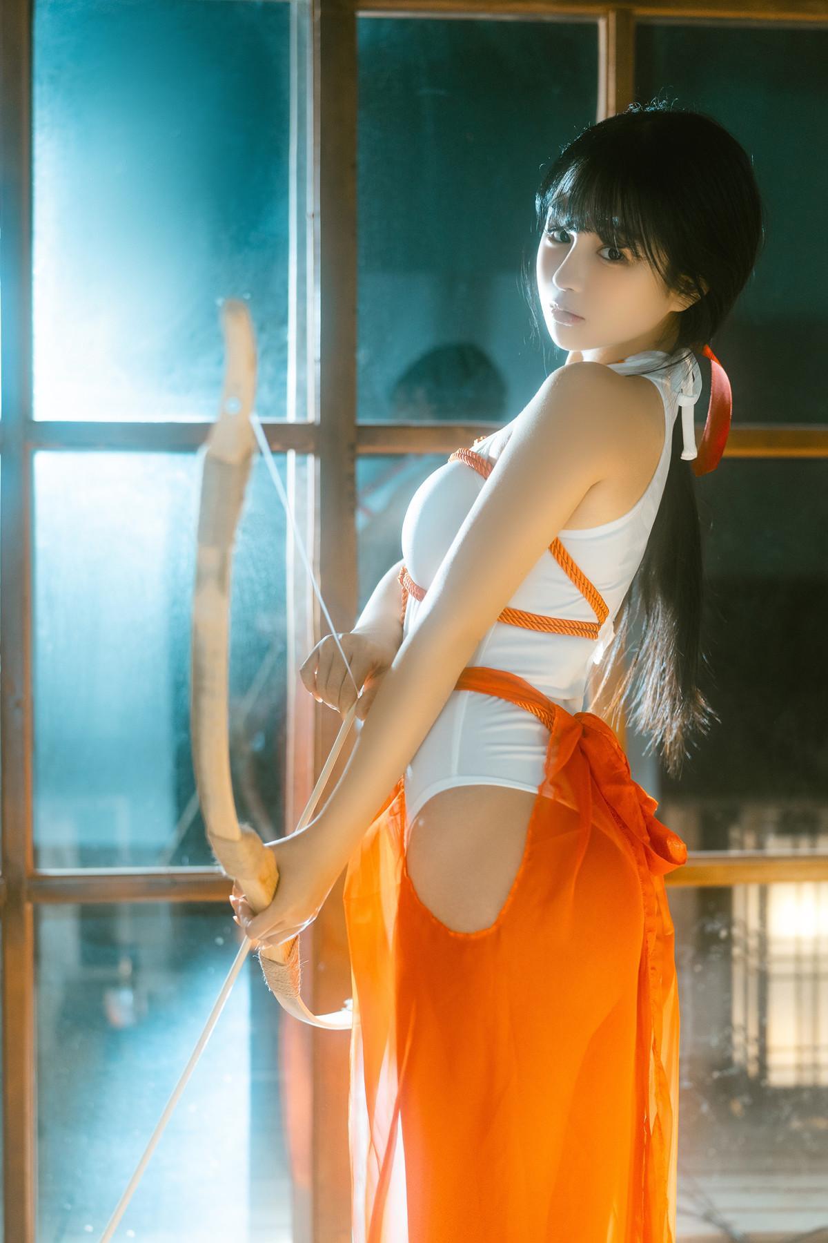 Cosplay 桜井宁宁 绳艺巫女 Rope Art Miko(3)