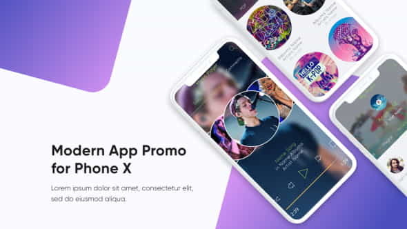 Modern App Promo - VideoHive 21398630