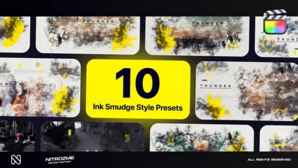 Ink Smudge Typography - VideoHive 44952823