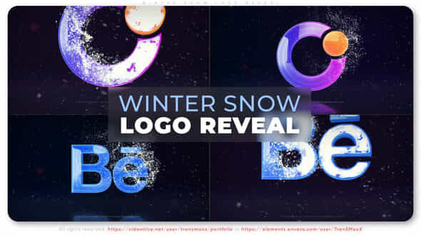 Winter Snow Logo - VideoHive 42736618