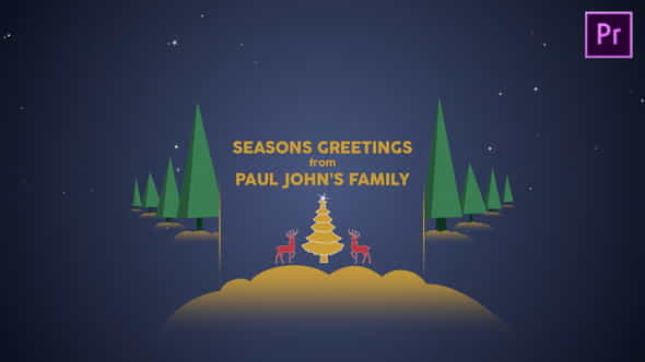 Parallax Christmas Greetings - Premiere - VideoHive 25157782