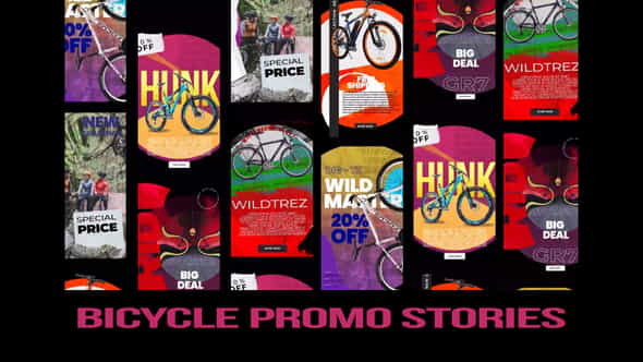 Bicycle promo stories instagram - VideoHive 29997856