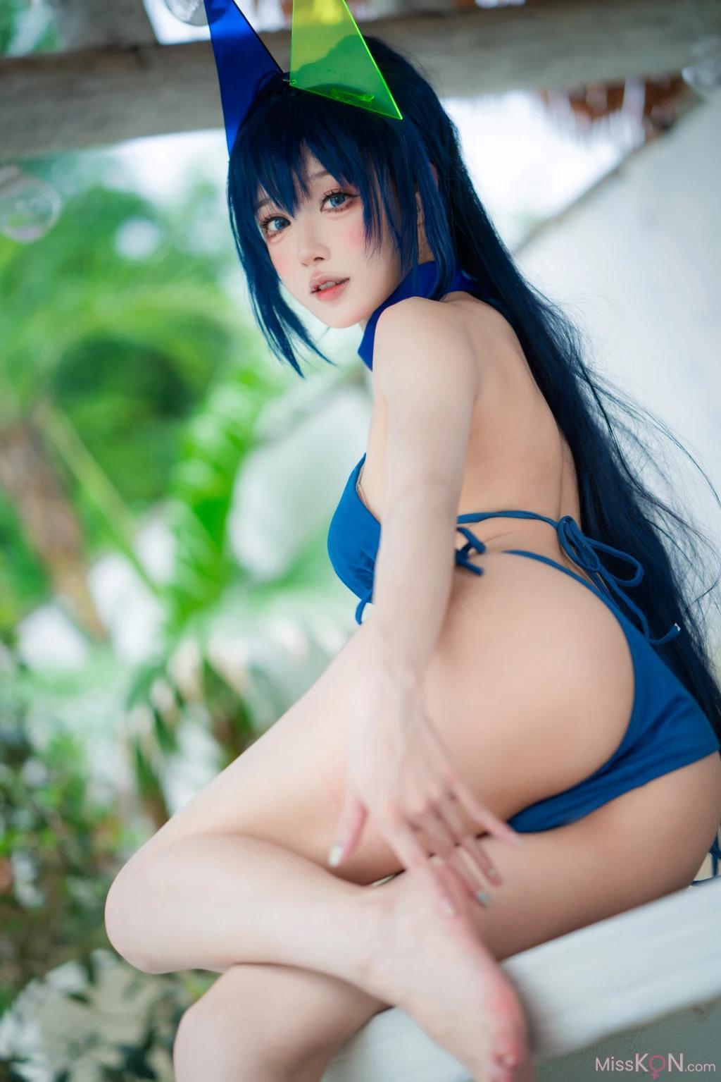 Coser@阿包也是兔娘: 花园泳装 (35 photos)(7)