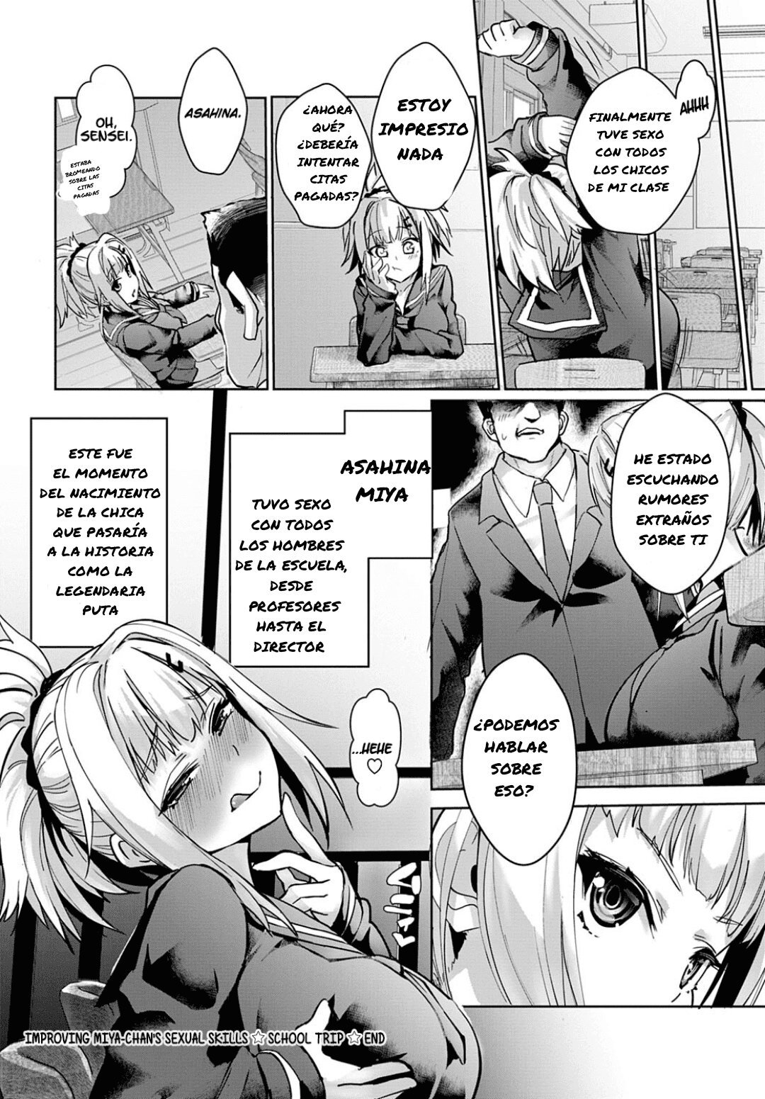 Mejorando las habilidades sexuales de Miya-chan Viaje escolar - 53