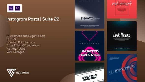 Instagram Posts | Dynamic - VideoHive 35376805