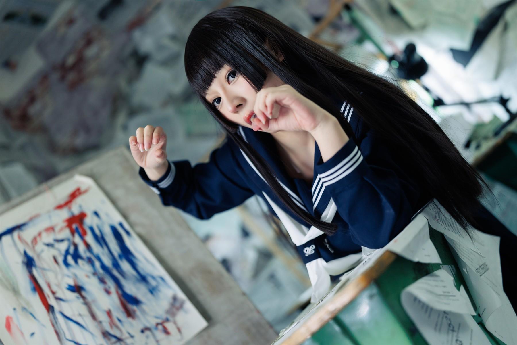 Cosplay 胡桃猫Kurumineko 反差学妹 Set.02(14)