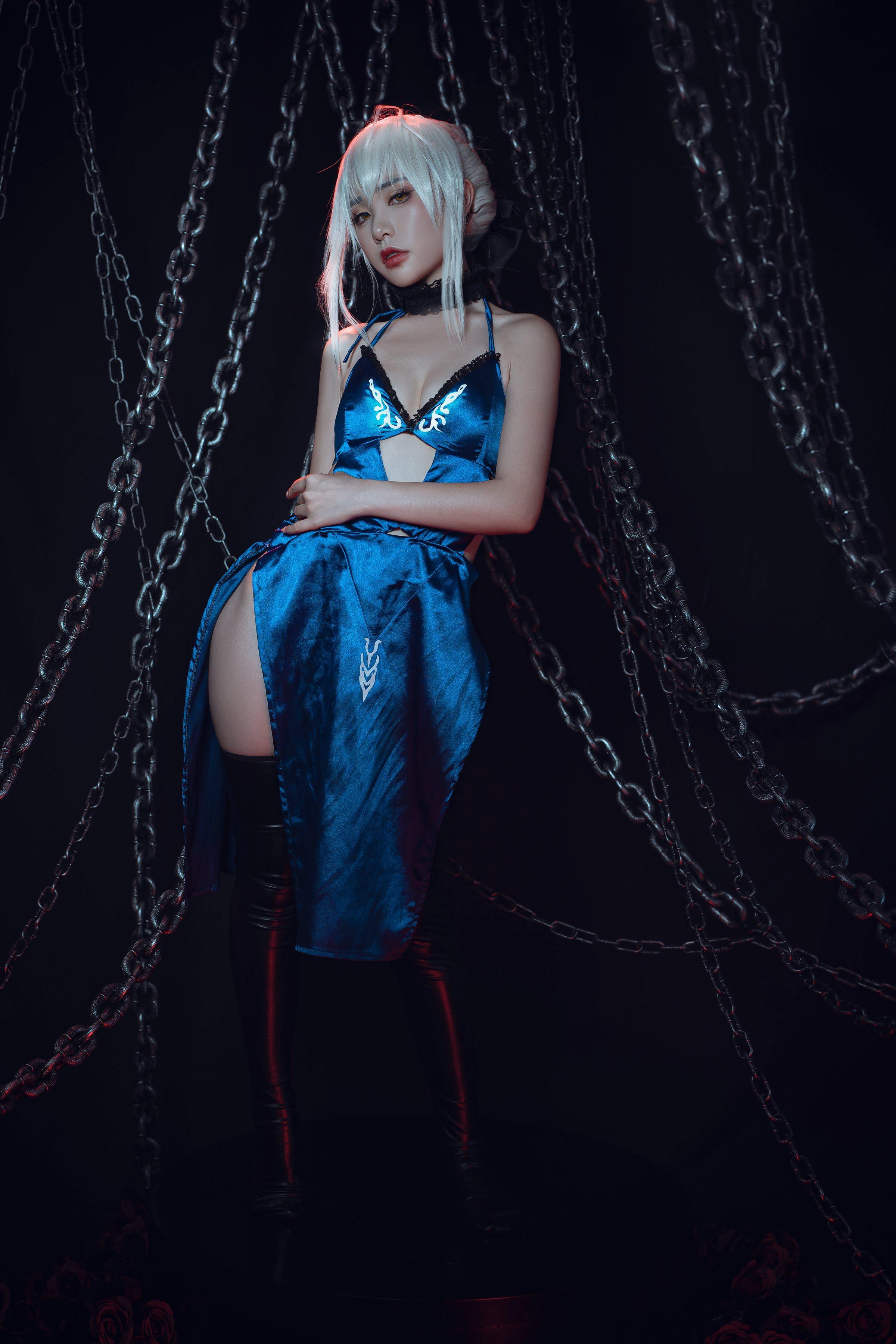 爆机少女喵小吉 Nekokoyoshi - 七月 Fate stay night 黑呆 - Saber Alter(19)