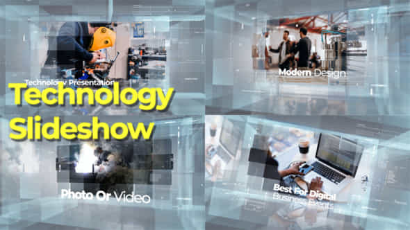 Technology Slideshow - VideoHive 37642482