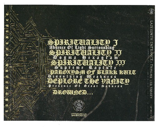 Labyrinth Entrance-Deplore The Vanity-CD-FLAC-2021-GRAVEWISH