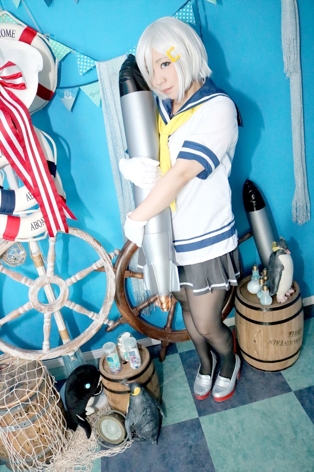 水も滴るいい浜風