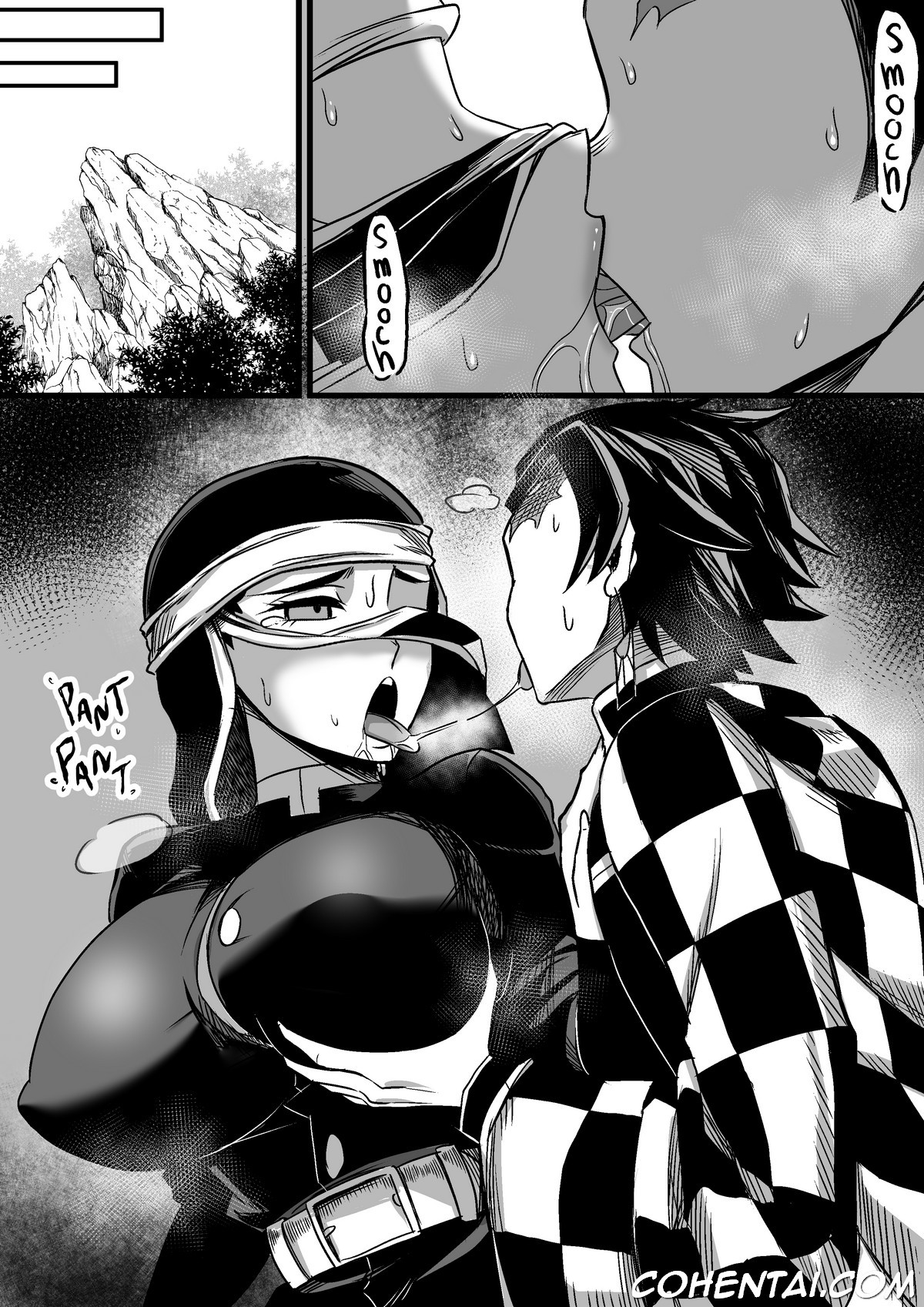 Kakushi ch.1-2 (Kimetsu no Yaiba) xxx comics manga porno doujin hentai español sexo Kakushi Kimetsu No Yaiba | Demon Slayer Tanjirou Kamado