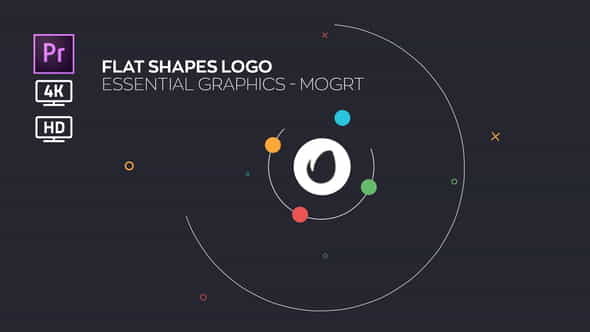 Flat Shapes Logo | Essential - VideoHive 22729757