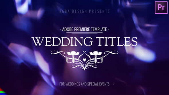 Modern Wedding Titles - VideoHive 24731646