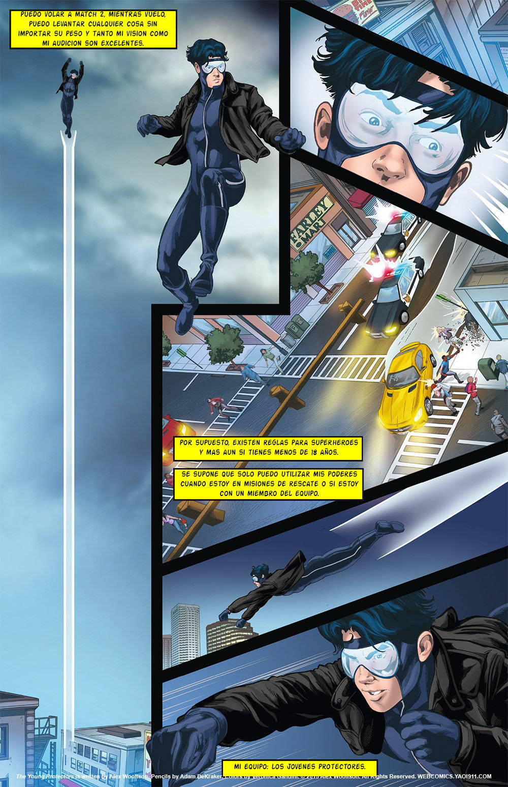 THE YOUNG PROTECTOS (LOS JOVENES PROTECTORES) Flyboy comic bonus - 2