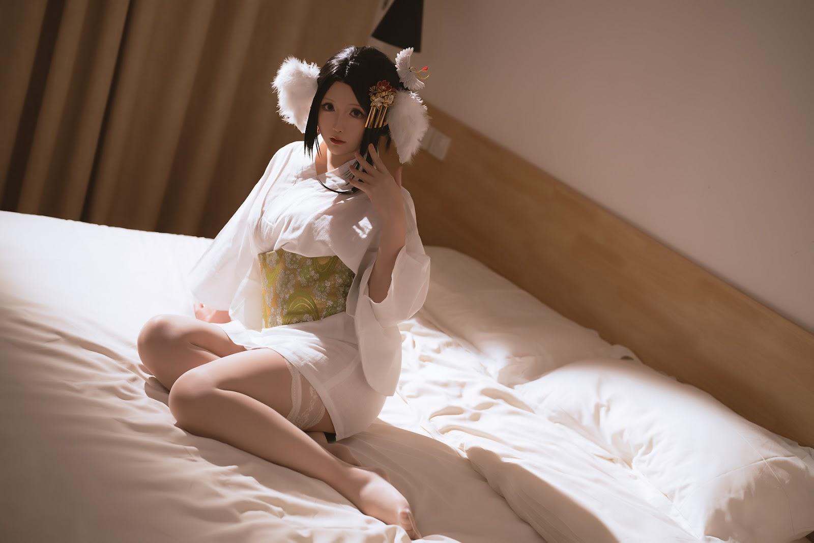 Cosplay 星之迟迟Hoshilily 仙鹤报恩 #2(2)