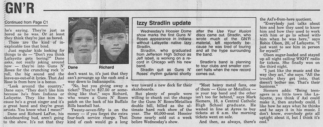 1992.07.21 - Journal and Courier - Lafayette teens reflect on city’s most infamous favorite son NhHWb5NZ_o