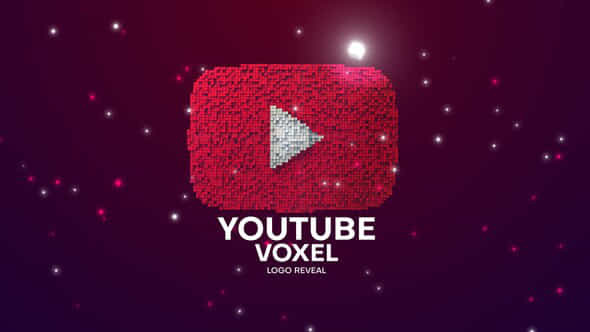 Youtube Voxel Pixel Logo Reveal - VideoHive 51014665