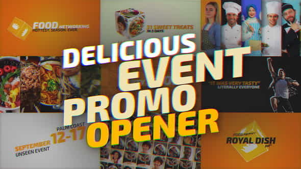 Delicious Event Promo - VideoHive 38383158