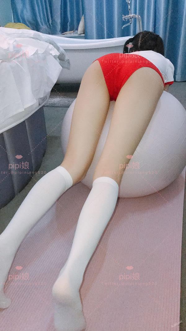 网红妹子皮皮娘-体操服大尺度写真(5)