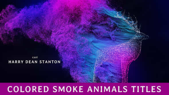 Colored Smoke Animals - VideoHive 45381625