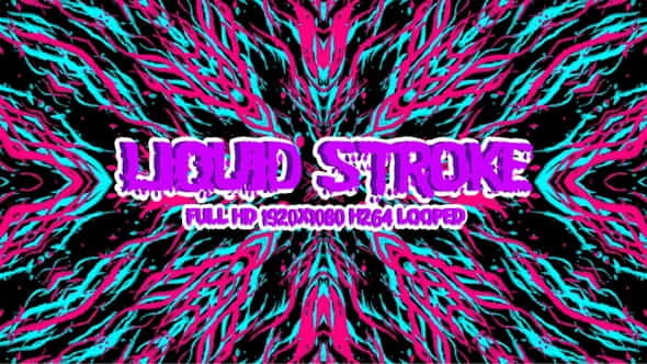 Liquid Stroke VJ Loop Pack - VideoHive 24443408