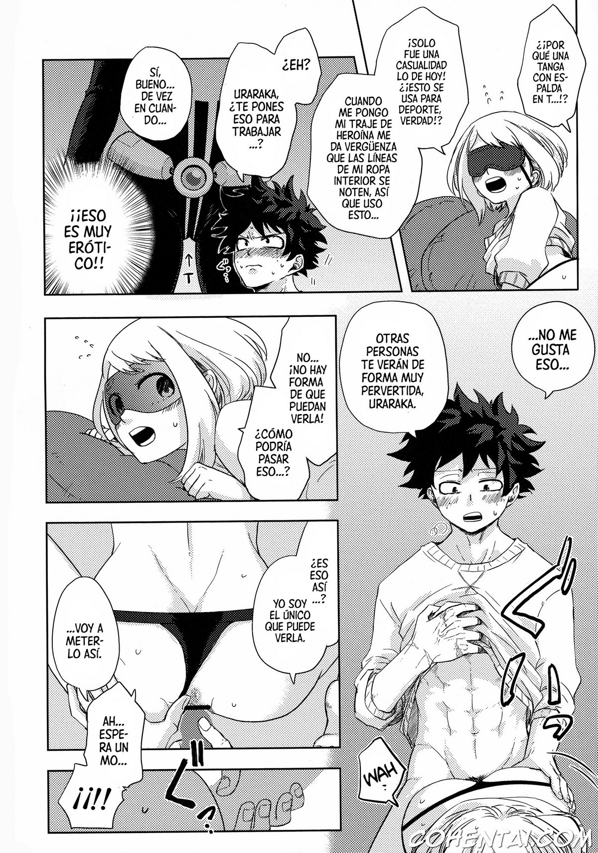 Mekakushi Tea Time (Boku no Hero Academia) xxx comics manga porno doujin hentai español sexo 