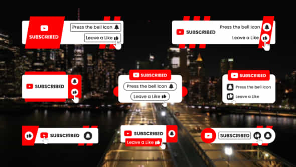 Youtube Subscribe Template - VideoHive 42856317
