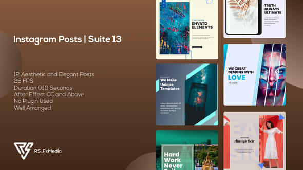 Instagram Posts - VideoHive 34613279