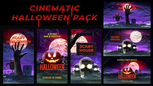 Cinematic Halloween Pack DR - VideoHive 34041819