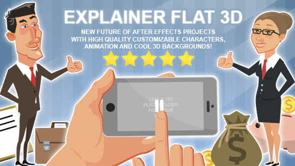 Explainer Flat 3D - VideoHive 10810605