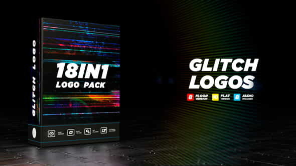 Glitch Logos - VideoHive 36396986