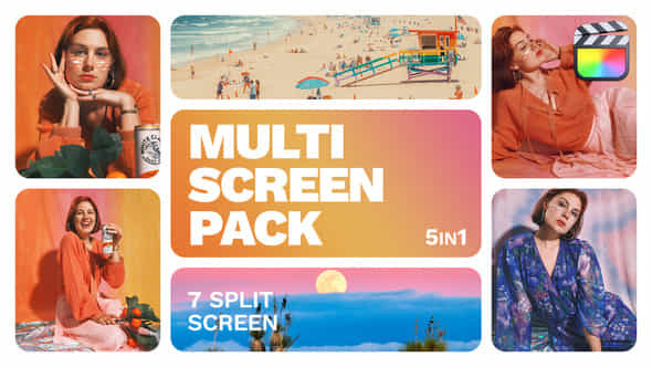 Multiscreen 7 Split Screen - VideoHive 38307908