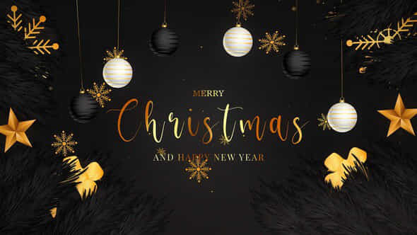 Merry Christmas And Happy New Year Intro 2 Mogrt - VideoHive 49419595