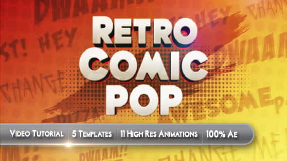 Retro Comic Pop - VideoHive 305743