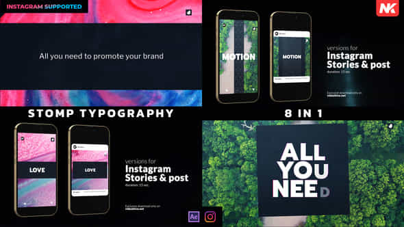 Stomp Typography Promos - VideoHive 49798392