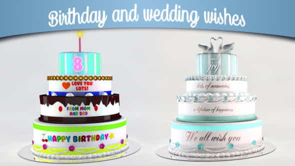 Birthday and Wedding Wishes - VideoHive 12839150