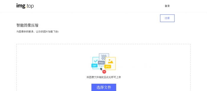 img.top -智能在线图像压缩工具首页截图