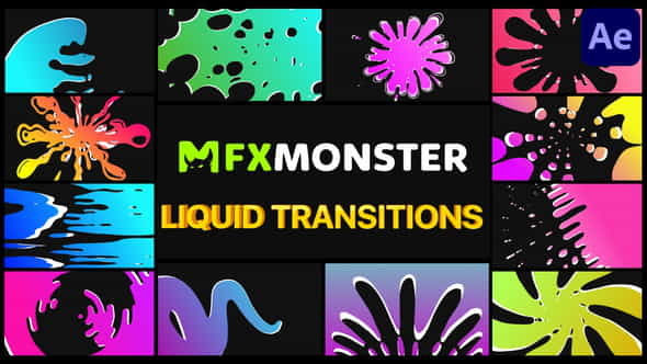 Liquid Transitions | After Effects - VideoHive 32113500