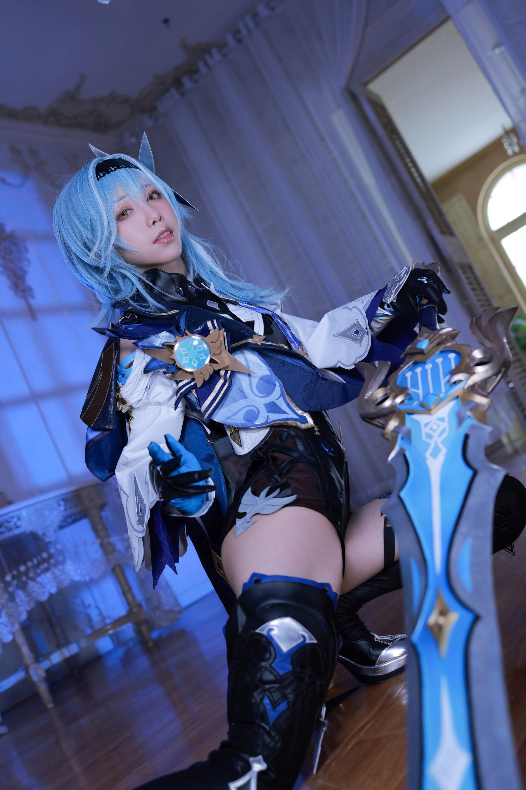 [网红COSER] 动漫博主水淼aqua – 原神优菈 原造(15)